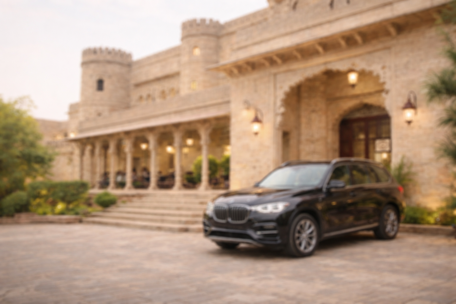 Private travellers arriving in India